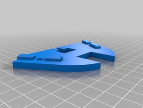 bouchon inférieur anycubic delta linéaire plus Imprimante 3d accessoires kossel linéaires 3d print model - Mito3D