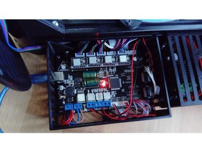 anycubic kossel trigorilla controller board case 3d printer accessories plus 3d print model - Mito3D