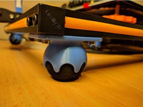 cr-10s squash ball feet 3d printer accessories cr-10 creality damper vibration 3d print model - Mito3D