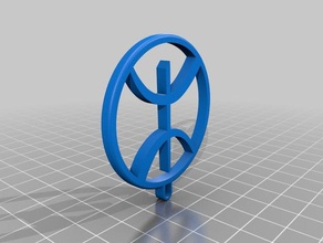 amazigh key chain signs & logos keychain 3d print model - Mito3D