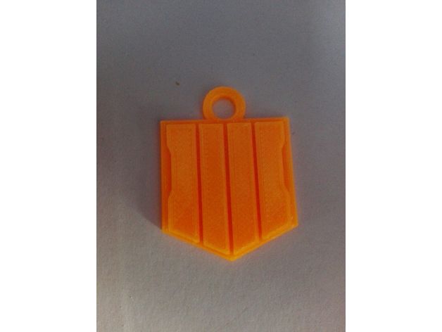 call duty black ops 4 logo keychain jouets & accessoires de jeux le service garde 3D print model - Mito3D