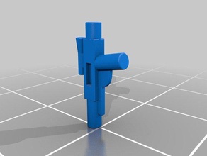 blaster lego despertador A impressão 3d Impressora minifig 3d print model - Mito3D