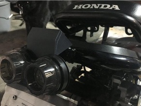 honda ruckus zoomer no cut tail light modification diy moped scooter mod 3d print model - Mito3D