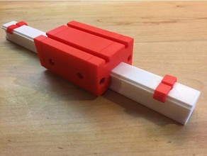 four row linear bearing rail engineering ball 3d print model - Mito3D