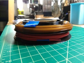 loose filament tray 3d printer accessories holder organizer sorter 3d print model - Mito3D