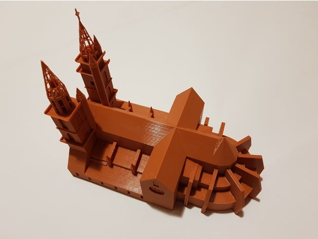 muenster di basilea scansioni & repliche cattedrali le chiese svizzera 3D print model - Mito3D