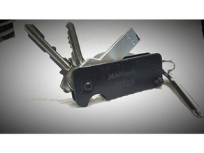 keyslink seahawk keychains key keychain keyring keys 3d print model - Mito3D