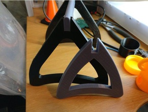 simple filament spool stand tall 3d printer accessories 3d print model - Mito3D
