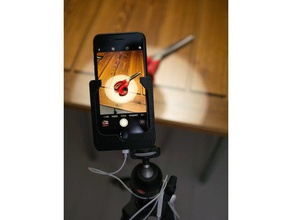 iphone 8, 7 ve 6 mount kamera tripod cep telefonu monte edin standı 3d print model - Mito3D