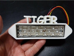 triumph tiger led di copertura automotive il coperchio moto tigre 3d print model - Mito3D