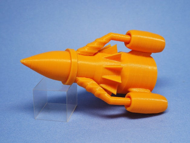 foguete t3 brinquedo & acessórios para jogos thunderbirds 3D print model - Mito3D