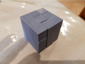 6 parça küp puzzle bulmaca 3d print model - Mito3D