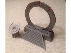 stone base 28mm stargate text dhd models dial home device model scifi sg-1 3d print model - Mito3D