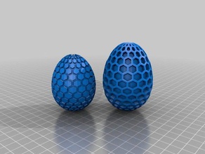 easter egg sculptures 3d print model - Mito3D