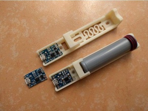 n 1 18650 tp4056 carregador eletrônica a bateria o carregamento titular 3d print model - Mito3D