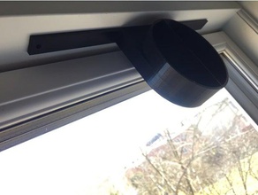 window ventilation bracket 100 mm 3d printer accessories duct 3d print model - Mito3D