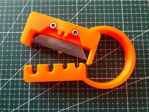 tube cutter hand tool trapezoid blade tools openscad library opensource 3d print model - Mito3D