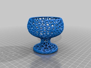 goblet - voronoi effect containers 3d print model - Mito3D