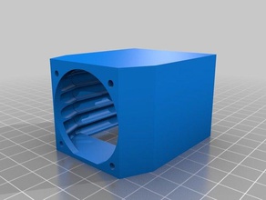 paso a de enfriamiento ventilador 40mm Impresora 3d extrusoras anet a8 fresco refrigeración motor 3d print model - Mito3D