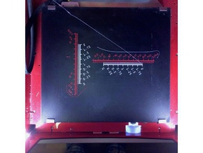 vernier type multi-nozzle xy-offsets calibration print 005mm precision 3d printing tests 3d print model - Mito3D