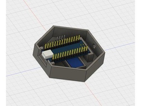 Raumtemperatur-widget arduino nano - Elektronik Fall Niedlich diy ds18b20 oled-display thermometer widget 3d print model - Mito3D