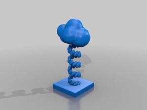 escalera 2 el cielo - huevo de pascua la versión las esculturas 3d print model - Mito3D