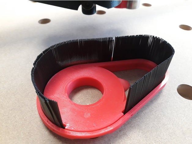 custom dust shoe bristles machine tools 3D print model - Mito3D