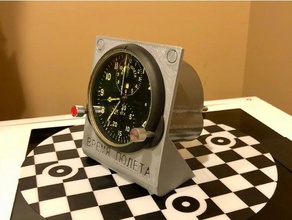 le russe mig horloge stand décor 3d print model - Mito3D