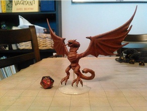 wyvern oyunlar d&d dnd ejderha dungeons & dragons oyun pathfinder sürüngen yılan 3d print model - Mito3D