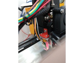 anet a6 e3d bltouch holder 3d printer parts mount 3d print model - Mito3D