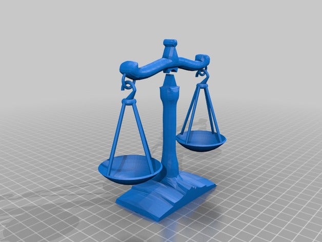 ode justicia jugement d'ensemble outils 3D print model - Mito3D