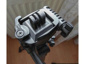 velbon trépied gopro de la caméra monture 3d print model - Mito3D