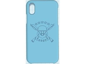 iphone x halo - odst phone case mobile 3d print model - Mito3D
