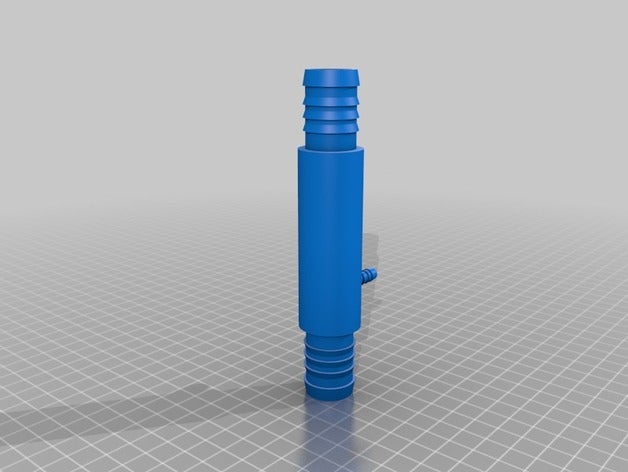 venturi injector household pump water 3D print model - Mito3D