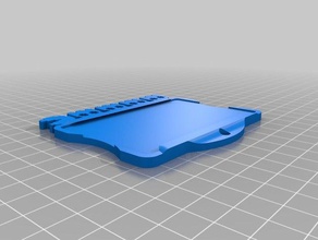 pacman id titulaire de la carte bureau 3d print model - Mito3D