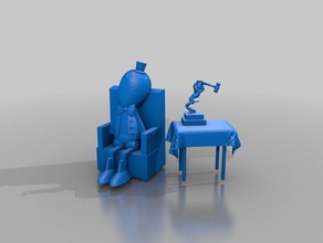 mal di testa - lavoro progressssssss h r-wein sculture 3d print model - Mito3D