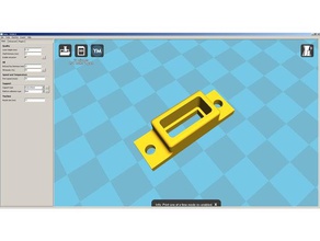mpx connector screwed plate connection r c vehicles 3d print model - Mito3D