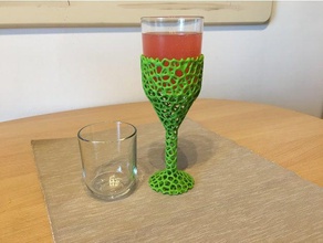 nutella verre à vin de voronoi style cuisine et salle manger mug du gobelet utile 3d print model - Mito3D