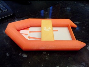 two man 1 12 scale inflatable dinghy r c vehicles boat 3d print model - Mito3D