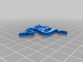logo razer işaretler ve logolar 3d print model - Mito3D