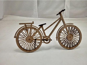vélo simples puzzles 3d print model - Mito3D