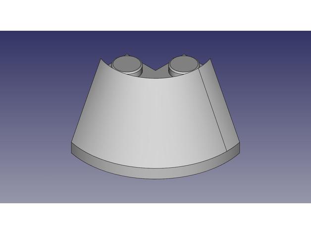 rebotaderos curvos di metro 3 juguetes de construcción exin castillos 3D print model - Mito3D