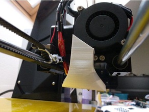 blower duct fan nozzle anet a6 3d printer parts 3d print model - Mito3D