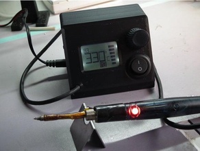 10 micro estación de soldadura la electrónica arduino cuadro caso el controlador bricolaje alojamiento termistor usb 3d print model - Mito3D