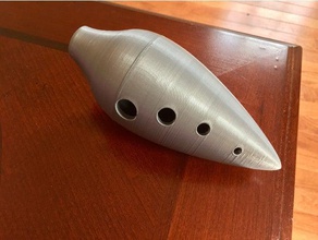 one hand ocarina music disability instrument 3d print model - Mito3D