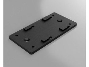 ubiquiti unifi poe inyector soporte de montaje sobre pared la electrónica el red creación redes rack wifi 3d print model - Mito3D