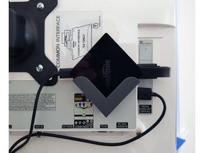 fogo tv 2017 simples suporte de montagem eletrônica amazon 3d print model - Mito3D