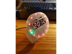 Gehäuse diy-led-Uhr, Bausatz ds1302 diy Uhr kit led 3d print model - Mito3D