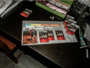 zombicide moderno panel de instrumentos, tarjetas oficiales juguetes y accesorios juego tablero instrumentos titular 3d print model - Mito3D