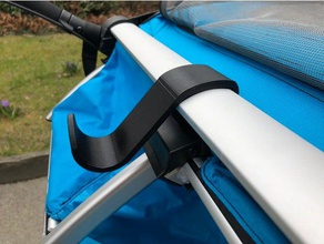 thule chariot gancio superiore sport & fitness all'aperto carro hook il passeggino 3d print model - Mito3D